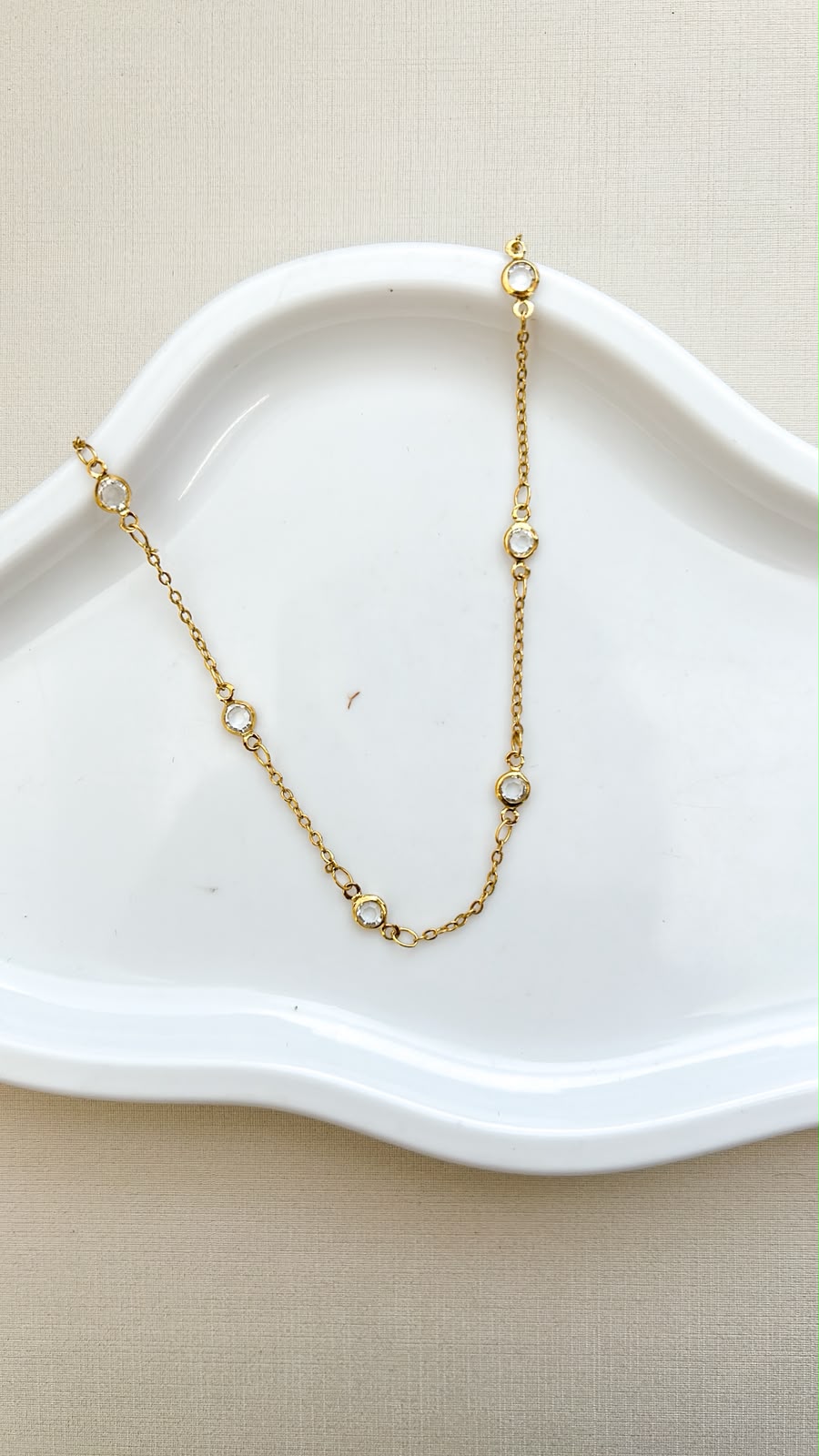 Colar Múltiplos Pontos Tiffany de Luz banhado a Ouro 18k