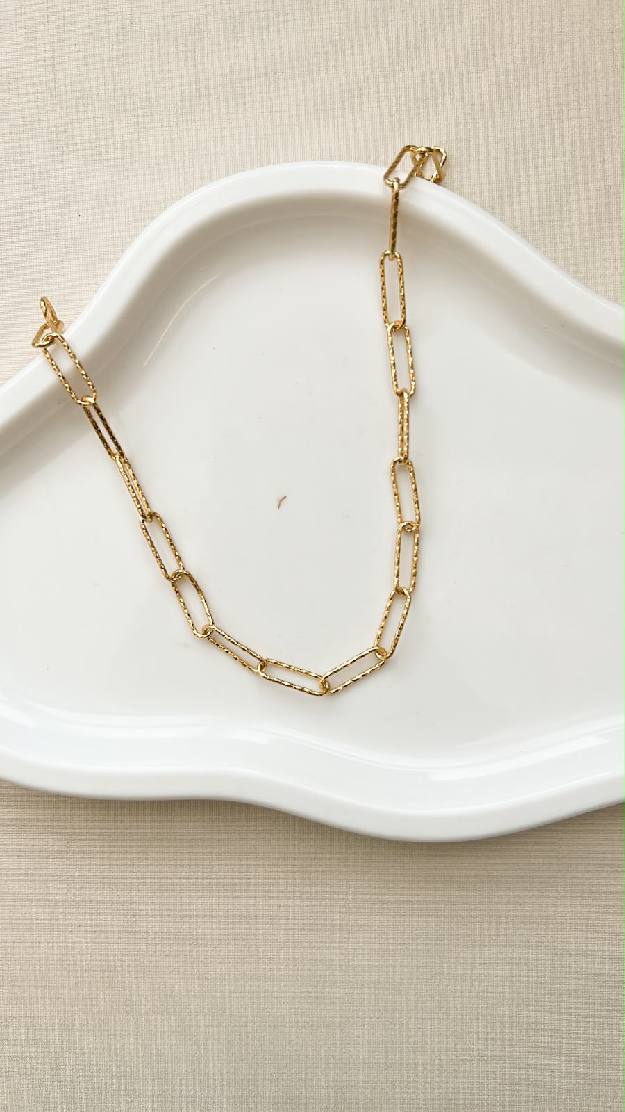 Choker Elo Cartier Longo Trabalhado Ouro 18 k