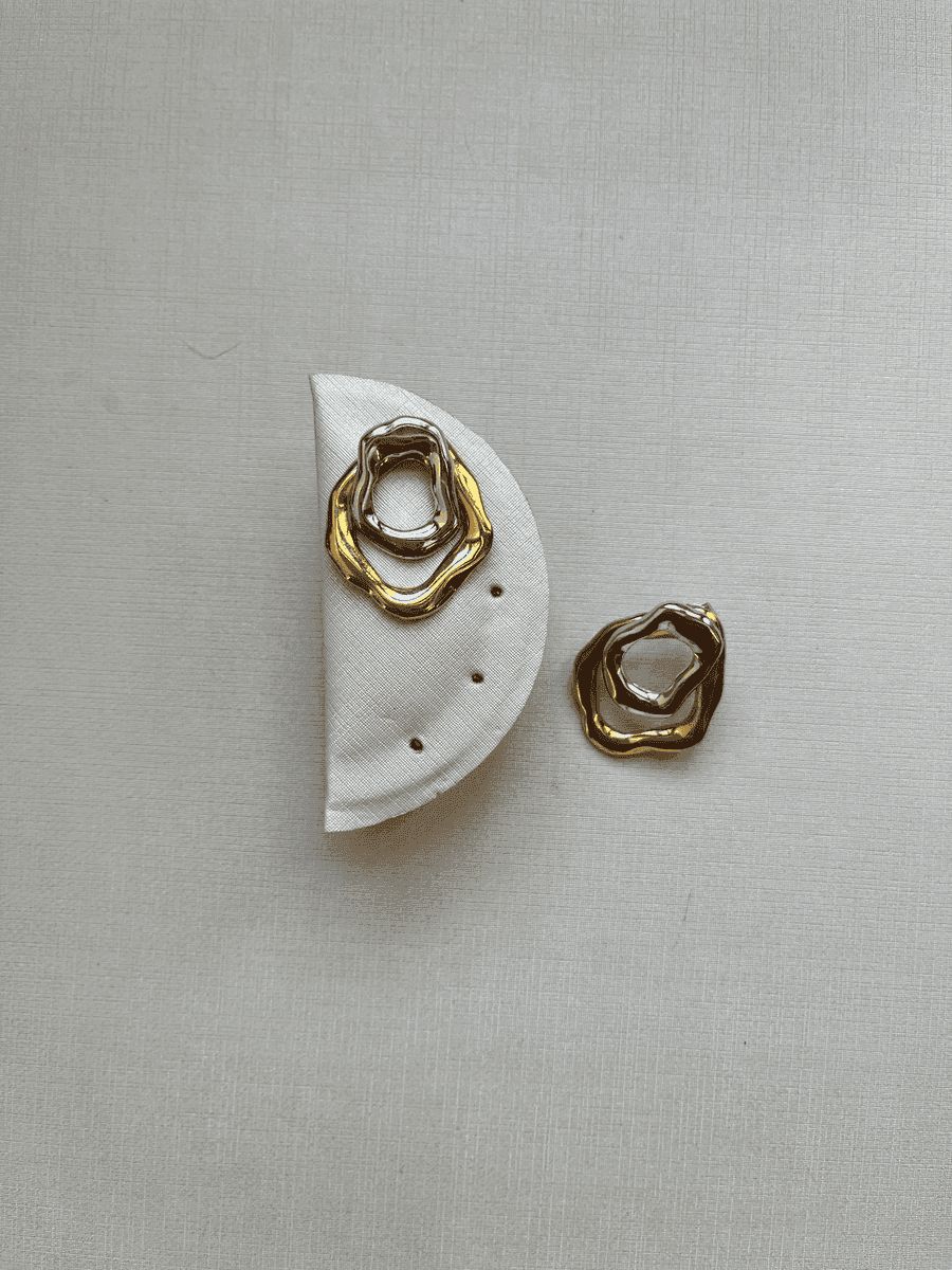 Organico Espelho Duo Ouro 18 k