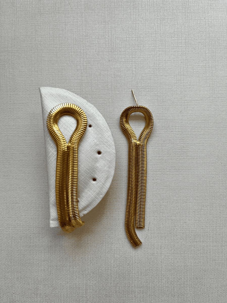 Fio de Malha Pendurado Ouro 18 k