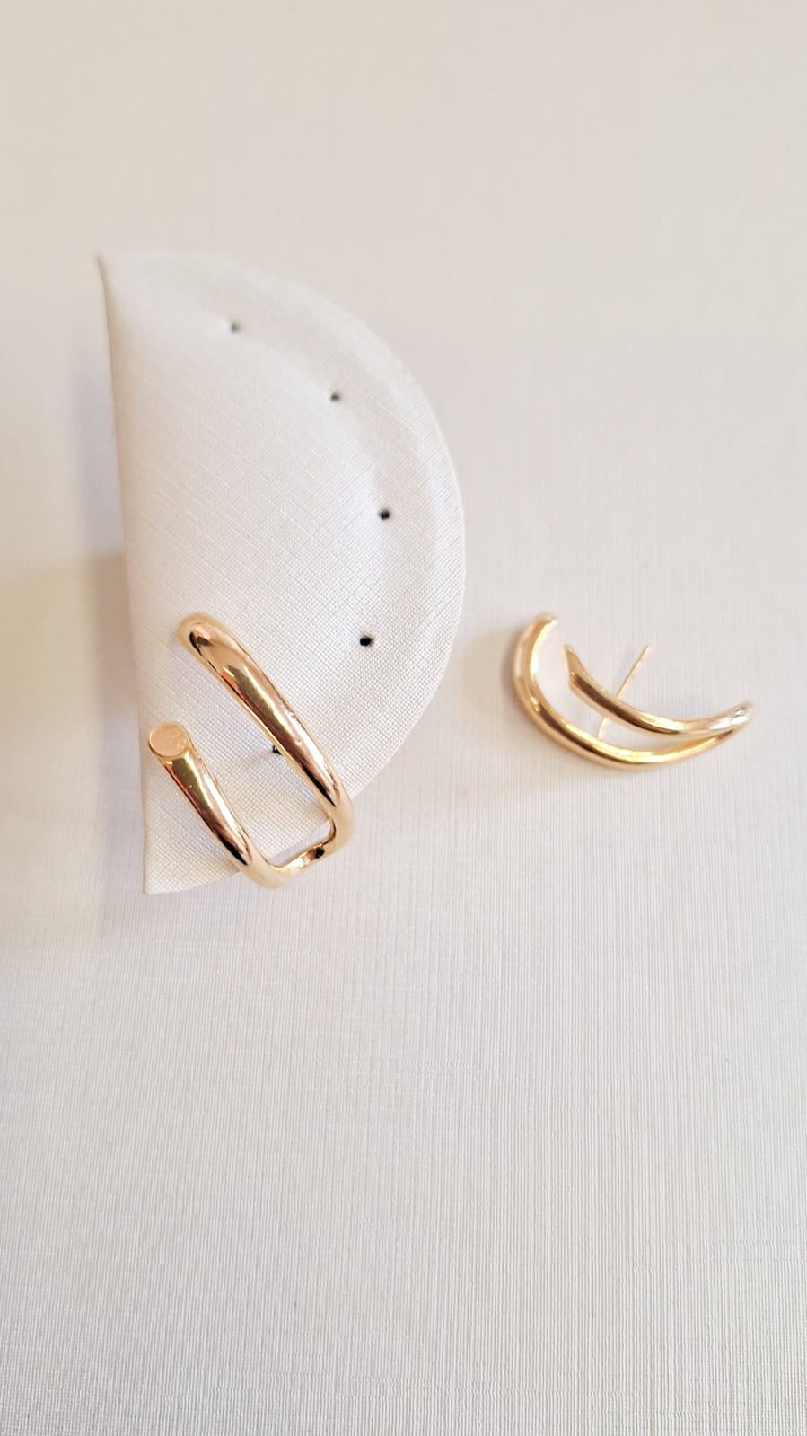 Encaixe duas Linhas Ouro 18 k