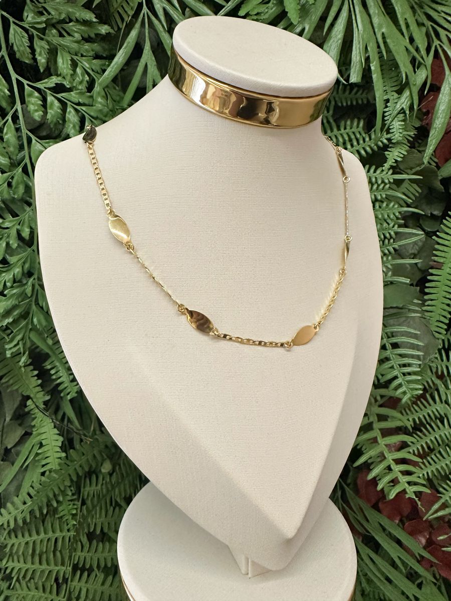 Choker Board Ouro 18 k