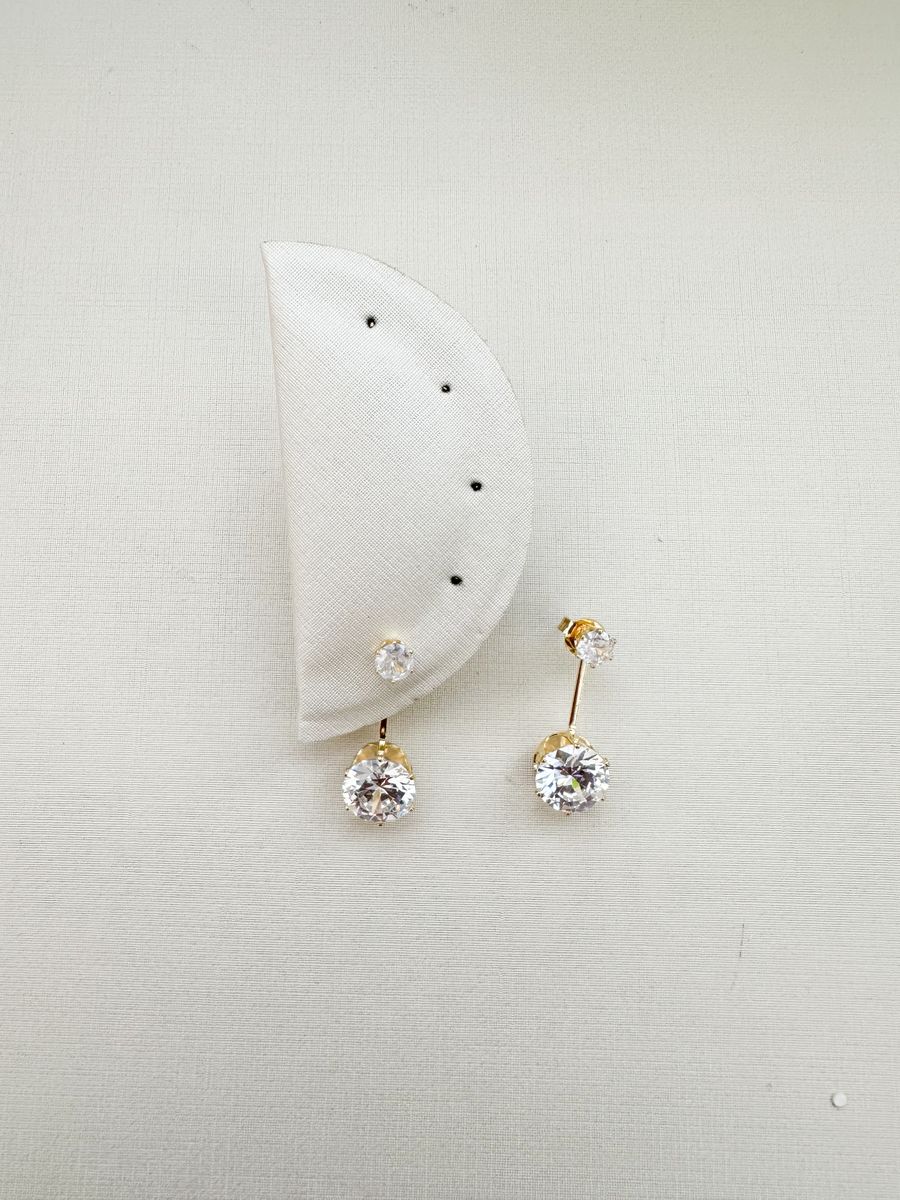 Ponto de Luz Duplo Ouro 18 k
