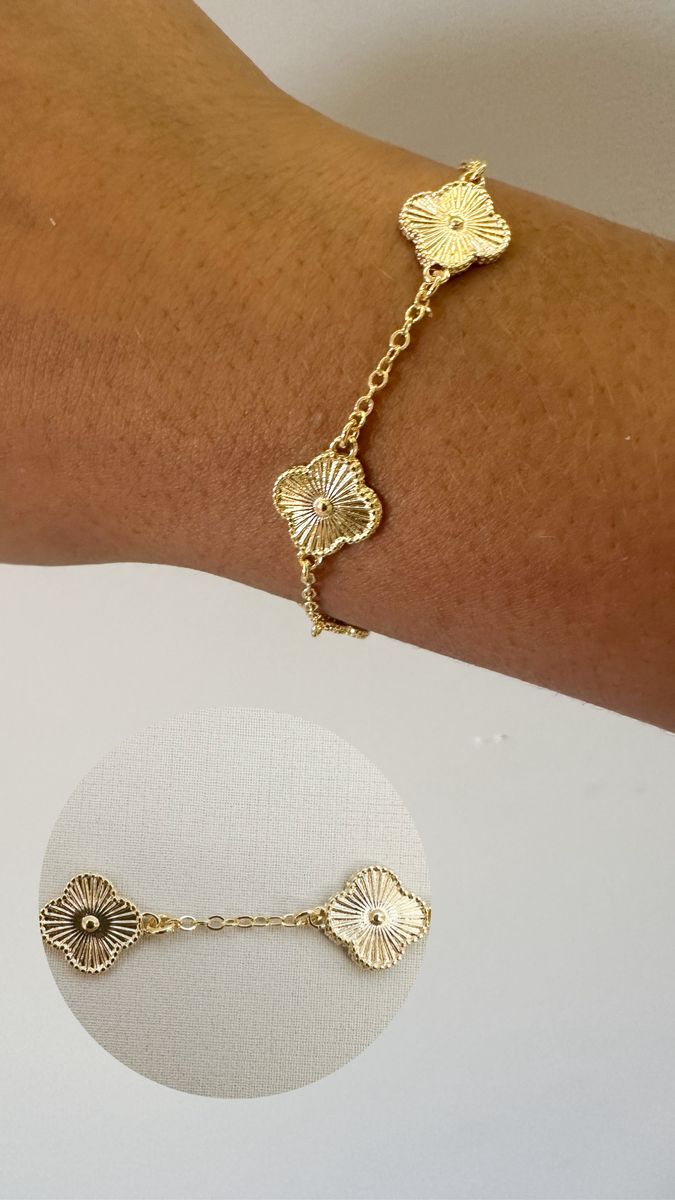 Pulseiras Vintage Alhambra Ouro 18 k